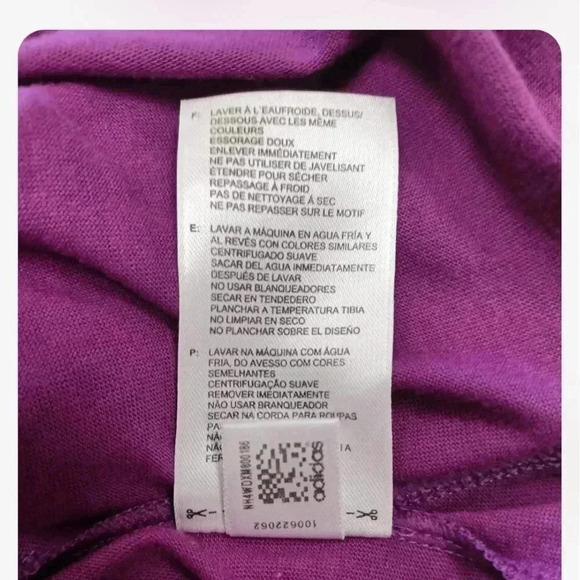 Adidas By Stella McCartney Long Sleeve Top  With Rhinestones Size Small - Picture 8 of 10